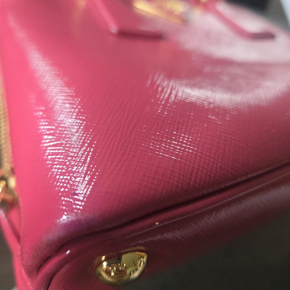 PRADA Promenade Small Saffiano Vernice Bag – Peonia Pink - Picture 17 of 17